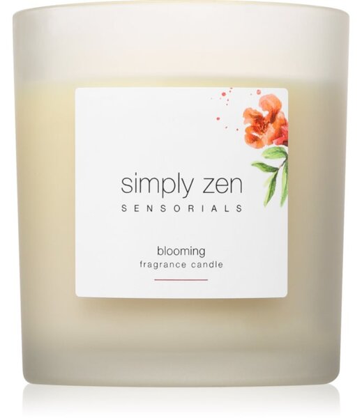 Simply Zen Sensorials Blooming Fragrance Candle vonná svíčka 120 g