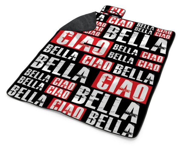 Sablio Plážová deka La Casa de Papel Professor or Bella Ciao motiv 2: 200x140 cm