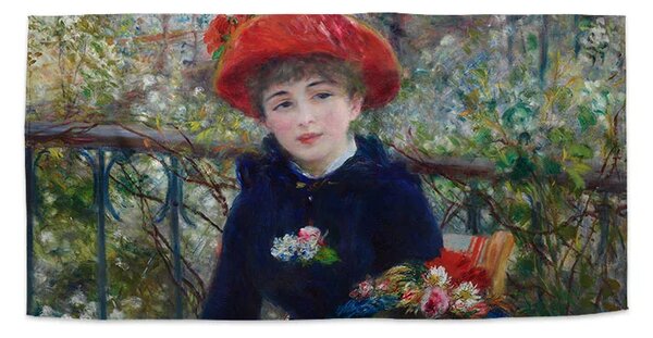 Sablio Ručník Dvě sestry (Na Terase) - Pierre-Auguste Renoir - 30x50 cm