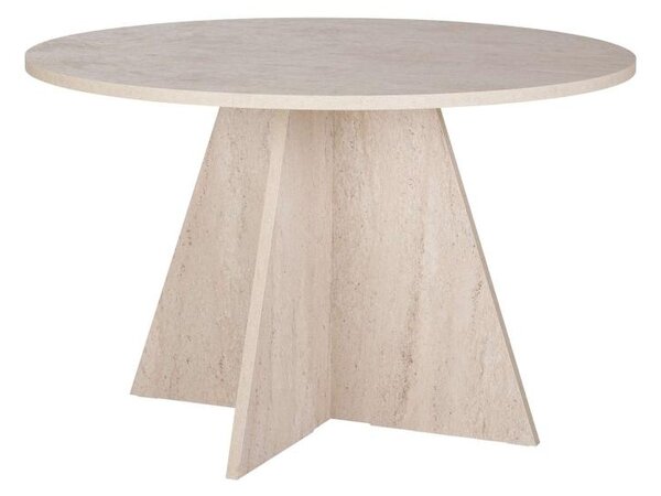 Jídelní stůl MATIN pr. 120 cm béžová