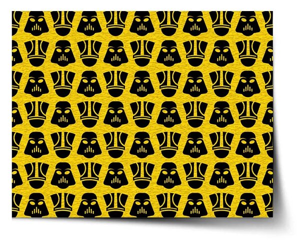 Sablio Plakát Star Wars Stormtroopeři Pattern na žluté - 60x40 cm