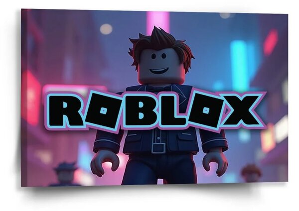 Sablio Obraz ROBLOX Neonové město - 60x40 cm