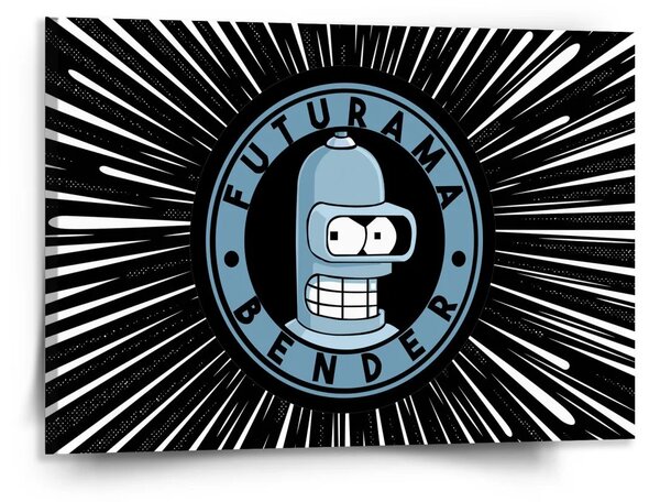 Sablio Obraz Futurama Bender Vesmír - 150x110 cm