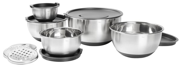 SADA MISEK, kov, plast, 8dílné Homeware Profession. - Sada misek