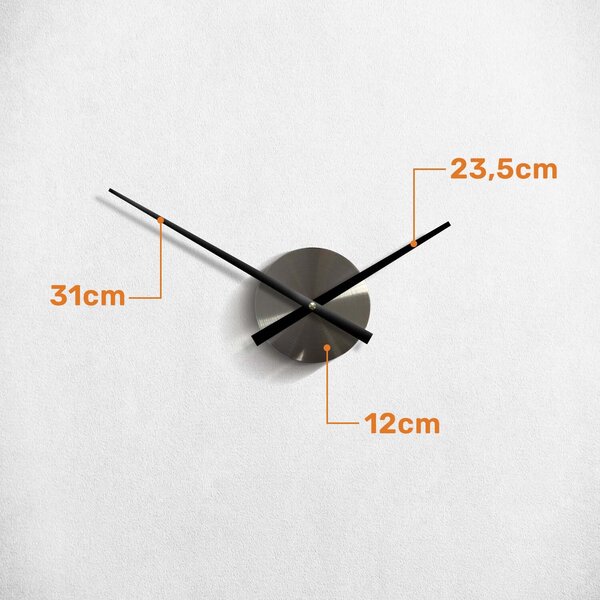 DUBLEZ | Minimalistické hodiny na stěnu - Nucleus