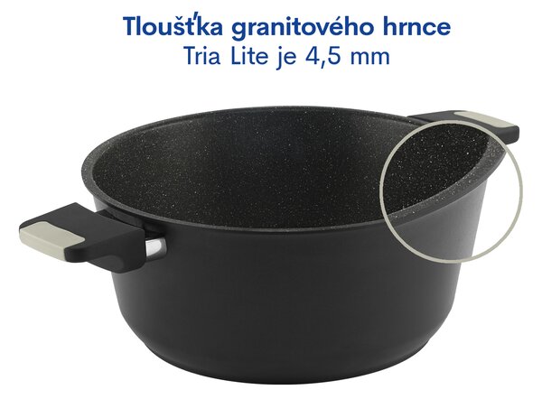 Remoska T42/43 Tria Lite Granit White