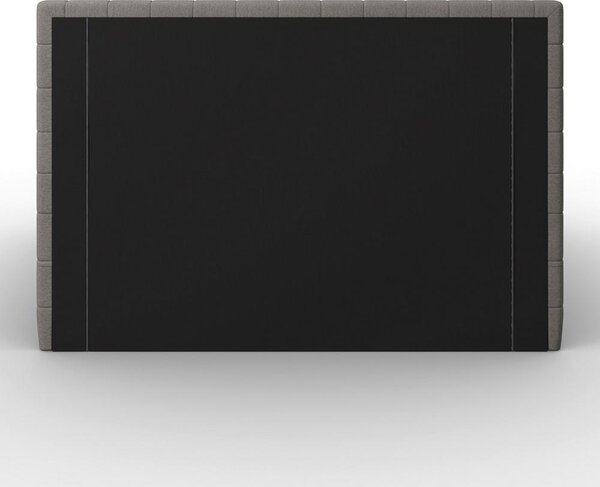 Boxspringová postel OLIVIA 180x200, s topperem, šedá