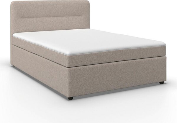 Boxspringová postel MARCO 140x200, šedohnědá