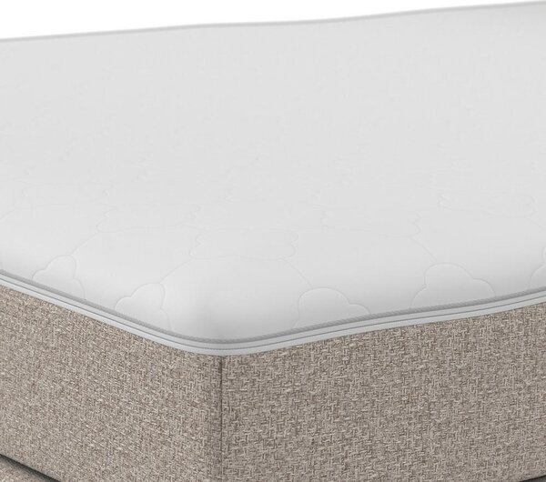Boxspringová postel MARCO 140x200, šedohnědá