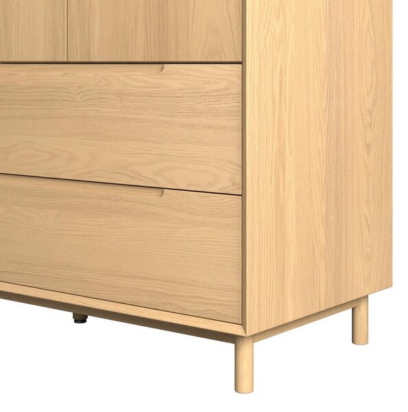 Šatní skříň MARLO š. cca 148 cm, dekor dub