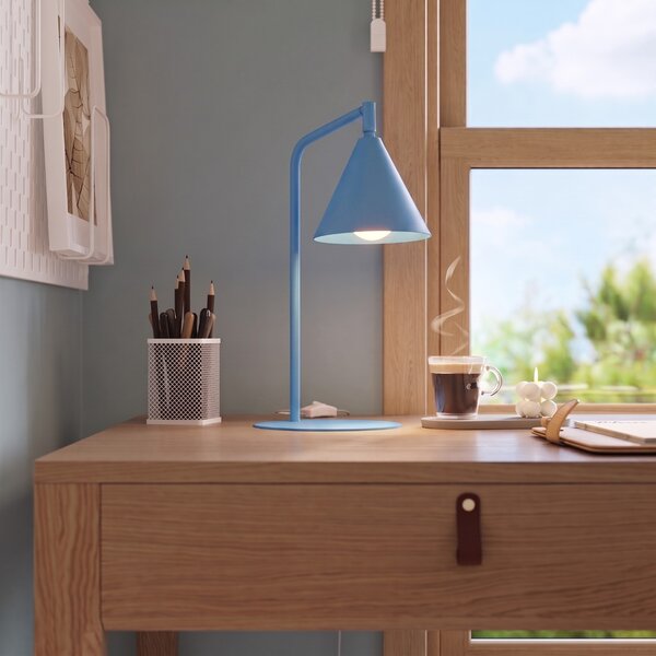 Sollux Lighting Stolní lampa NOX světle modrá