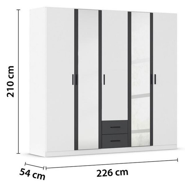ŠATNÍ SKŘÍŇ DESPINA;,šířka, 226 cm