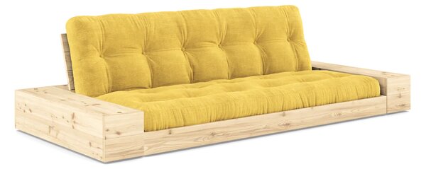Karup Design Rozkládací pohovka BASE - 514 Honey / Se dvěma bočními boxy