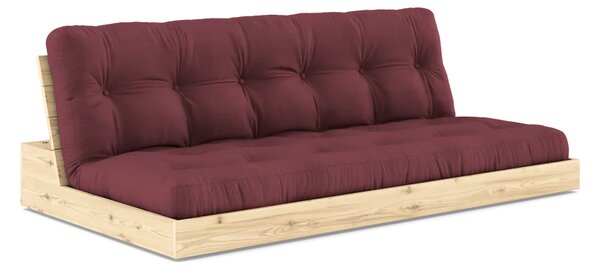 Karup Design Rozkládací pohovka BASE - 710 Bordeaux / Bez bočních boxů