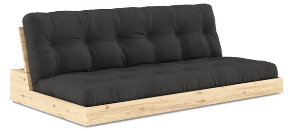 Karup Design Rozkládací pohovka BASE - 734 Dark Grey / Bez bočních boxů