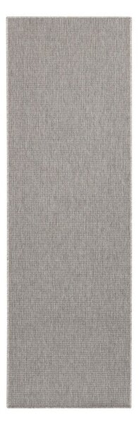 Šedý vnitřní a venkovní běhoun 80x350 cm Nature – Hanse Home