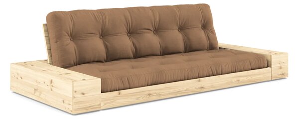 Karup Design Rozkládací pohovka BASE - 755 Mocca / Se dvěma bočními boxy