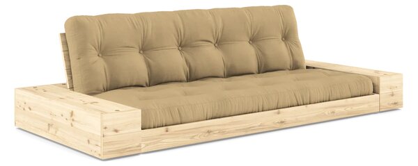 Karup Design Rozkládací pohovka BASE - 758 Wheat Beige / Se dvěma bočními boxy