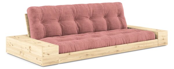 Karup Design Rozkládací pohovka BASE - 516 Sorbet Pink / Se dvěma bočními boxy