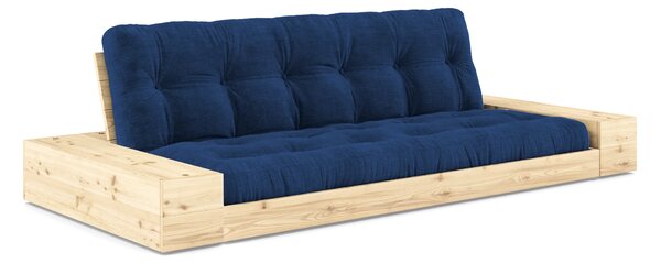 Karup Design Rozkládací pohovka BASE - 517 Royal Blue / Se dvěma bočními boxy