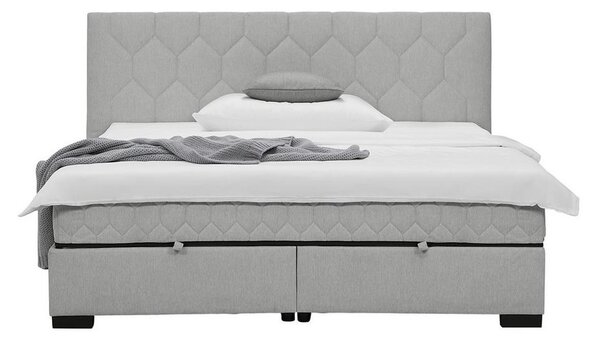 Americká postel MAYA D 160/200 cm, světle šedá