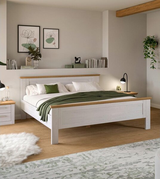 Postel VERONA 180x200 dekor modřín/dub Artisan