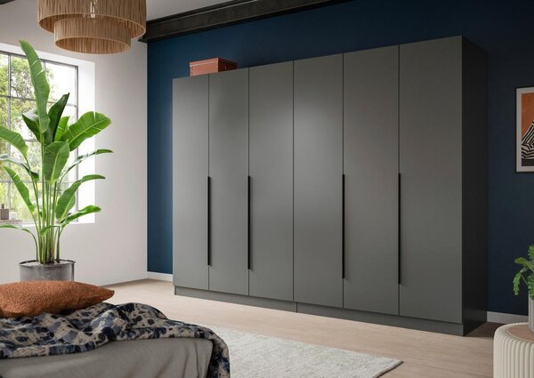Šatní skříň Kopenhagen antracit