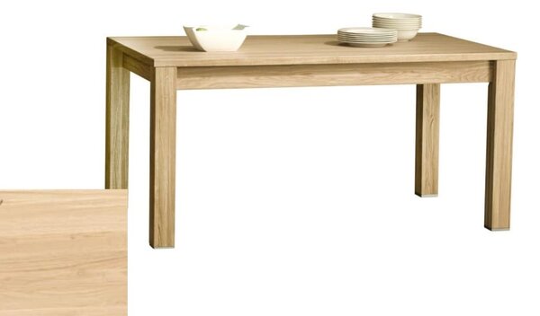 Rozkládací dubový jídelní stůl Orlando 140x90 cm - světlý dub