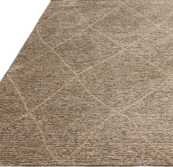 Tribeca Design Kusový koberec Fugali Taupe Rozměry: 120x170 cm