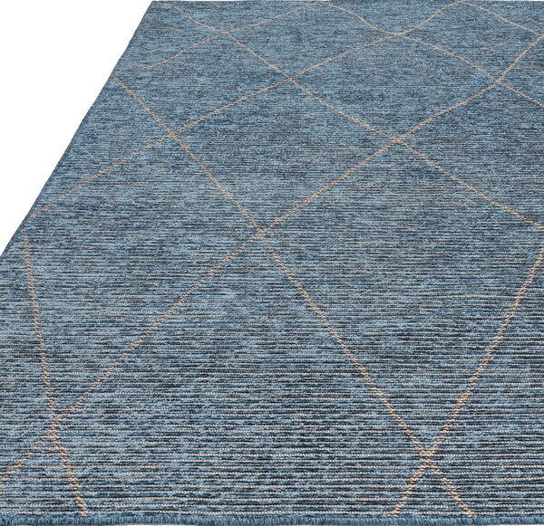 Tribeca Design Kusový koberec Fugali Teal Rozměry: 120x170 cm