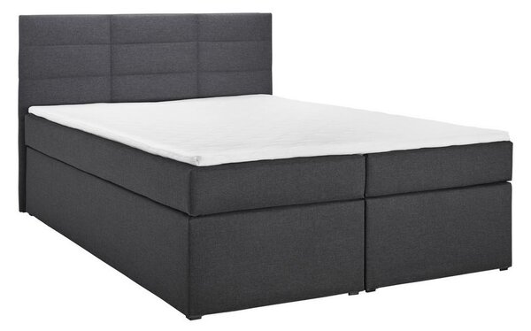 Manželská boxspring postel Lisa, 140x200, šedá