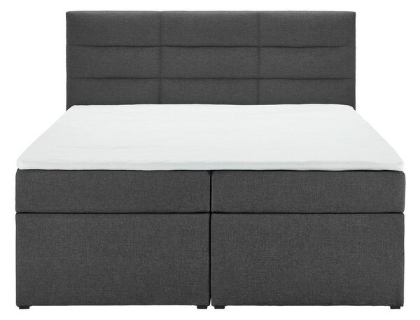 Manželská boxspring postel Lisa, 140x200, šedá