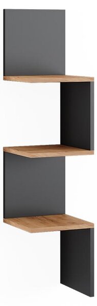 Rohová police Vicco Paolo Antracit 28 x 116.4 cm, Model 52099