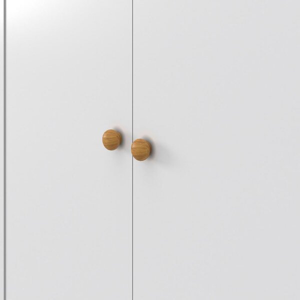 Šatní skříň LUDO bílá