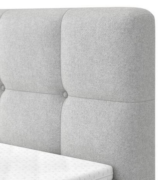 Posteľ boxspring MARBELLA 180x200, světle šedá