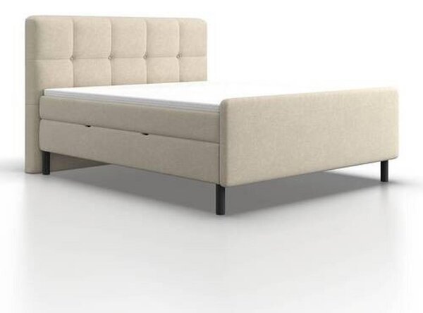 Posteľ boxspring MARBELLA 180x200, béžová