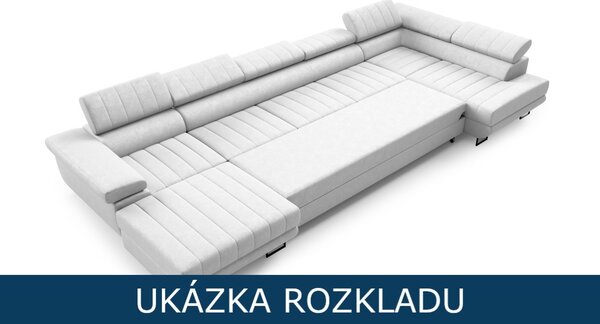 Sedací souprava Horizonte Mini U XL - Monolith 09 Varianta: Levá