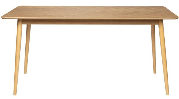 White Label Dubový jídelní stůl WLL FABIO 160 x 80 cm