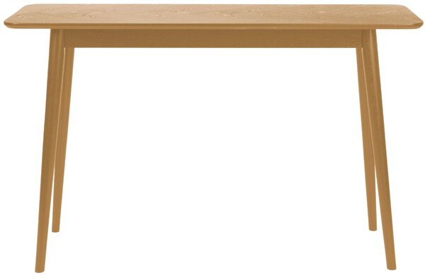 White Label Dubový toaletní stolek WLL FABIO 120 x 40 cm