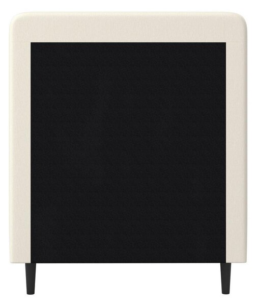 Boxspringová postel VIDA 90x200, krémová, s topperem