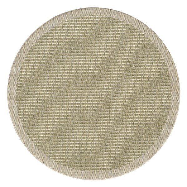 Khaki kulatý vnitřní a venkovní koberec ø 160 cm Giza 1410 – Ayyildiz Carpets