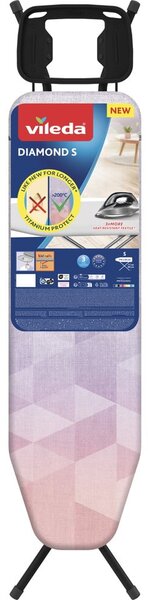 Žehlicí prkno 114x34 cm Diamond S – Vileda