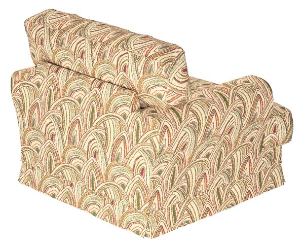 Potah na křeslo IKEA Ekeskog barva vícebarevná látka pletený vzor, vzorované
