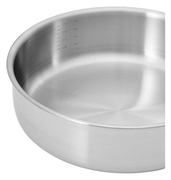 Nerezová pánev s poklicí ø 24 cm Lucca 3.0 – FABINI