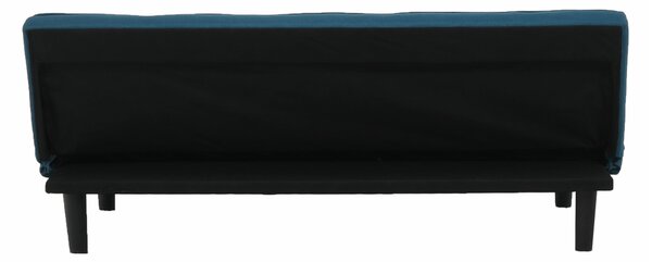 KONDELA Rozkladacia pohovka, tyrkysová / čierna, ZELDA NEW
