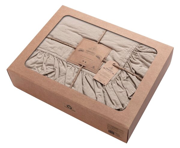 Ložní povlečení Cotton 160x200cm oxford tan