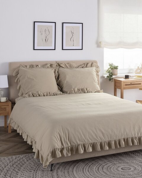 Ložní povlečení Cotton 160x200cm oxford tan