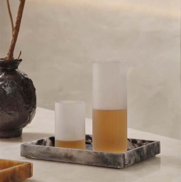 FERM LIVING Podnos Mist Tray, L, Pearl
