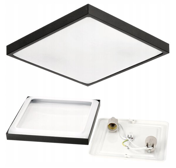 BERGE LED plafond 2xE27 IP20 LARI-S BLACK