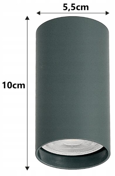 LED svítidlo pro povrchovou montáž FIGU - zelené BERGE